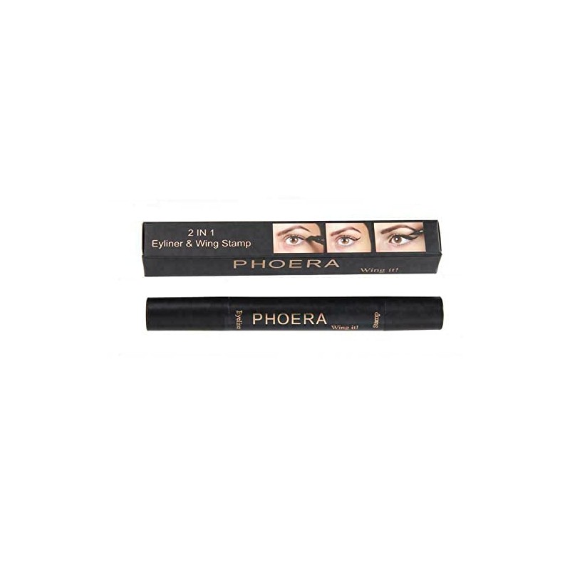 PHOERA 2 in 1 Wing Cat Eye Liner + Stamp