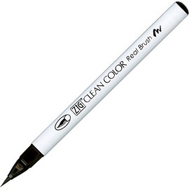 Zig Clean Color Real Brush Marker Pen 902 Natural Grey