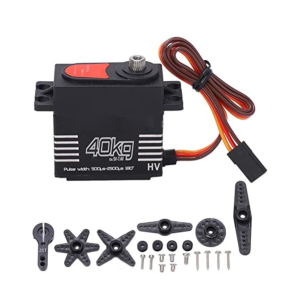 SPYMINNPOO 40KG Digital Servo, RC Car Motor Steering Gear Servo