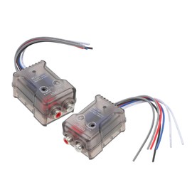 STOBOK 2pcs Car Audio Converter High to Low Adapter Speaker Wire to Amplifier for Car Stereo Subwoofer Amplifier