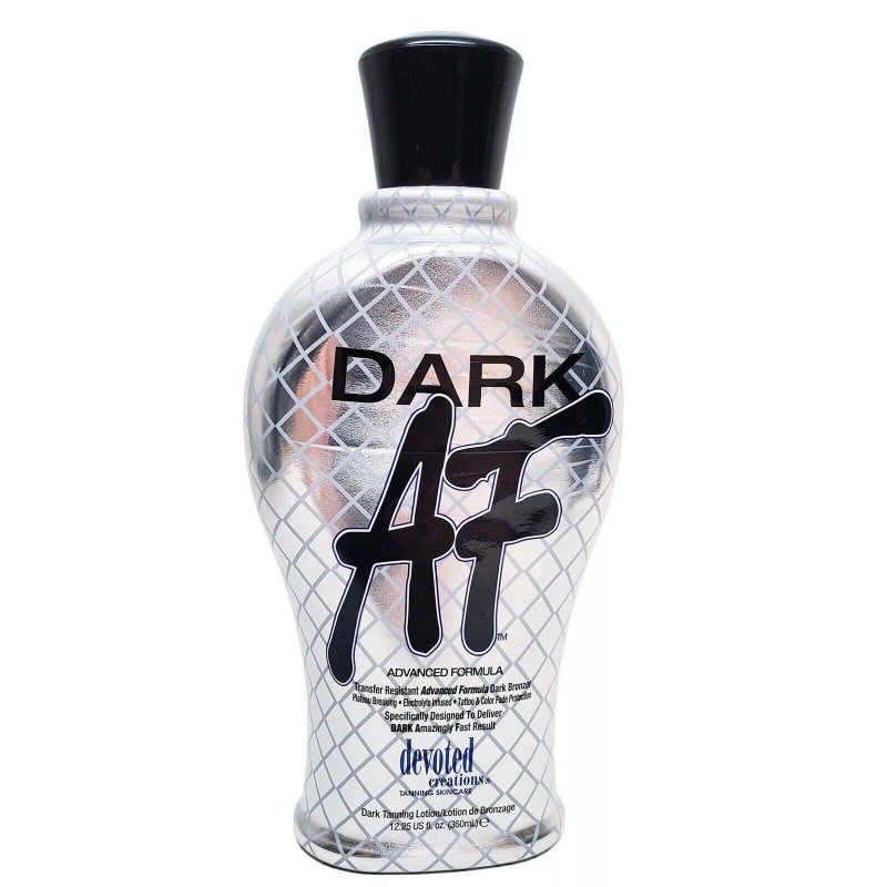 Devoted Creations DARK AF Plateau Breaking White Bronzer Tanning Lotion