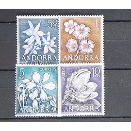 Gold, Andorra Spanish Post 1966 postfrisch No. 67 – 70 – Stamps for Collectors