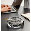 Rxcvkmw crystal glass Gshtray, cigar Gshtray, suitable for home, office,