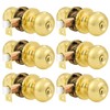 Probrico Entrance Door Knobs Door Lock Keyed Alike Lockset Polished