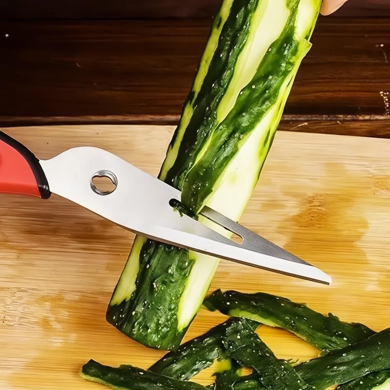 ZHANG XIAO QUAN SINCE 1628 8-in-1 Multi-Function Kitchen Scissors, 30Cr13