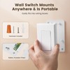 SURAIELEC Wireless Light Switch and Receiver Kit, Single Pole, RF