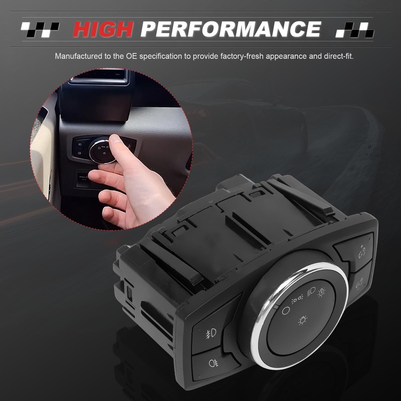 Headlight Fog Light Switch Fits F150 15-20