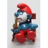 Schleich The Smurfs Figure - Papa Smurf on his rocking