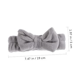 VICASKY 3 Pcs Spa Headbands for Women Elastic Facial Hairbands Skin Friendly Design for Makeup Sports Yoga Includes Grey Colors