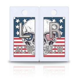 Colortrieve X-Ray Markers (Plastic) - Skull USA Left & Right Set, 1/2" Lead Letters "L" & "R"