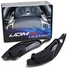 iJDMTOY Gloss Black Finish Larger Paddle Shifter Extensions Compatible with