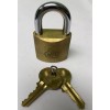 Padlock WILSON BOHANNAN 620KD Brass 5 Pin Vintage W/2 Keys