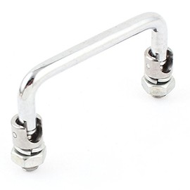 Uxcell a14112600ux0879 93 mm Length Toolbox Cabinet Stainless Steel Foldable Handle