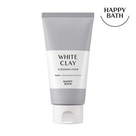 Happy Bath [해피바스] 화이트클레이 모공 지성 피부 클렌징폼 150G Happybath White Clay Pore Cleansing Foam for Oily Skin 150G
