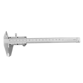 Micrometer Vernier Caliper, High Accuracy Carbon Steel Metal Vernier Caliper Micrometer Gauge 0-150 mm, Digital Caliper 6 Inch Measuring Tool Stainless Steel Vernier Caliper