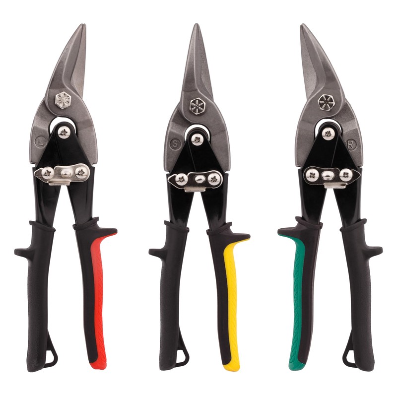 MIVOS Tin Snips - Straight Cut - 26 cm -