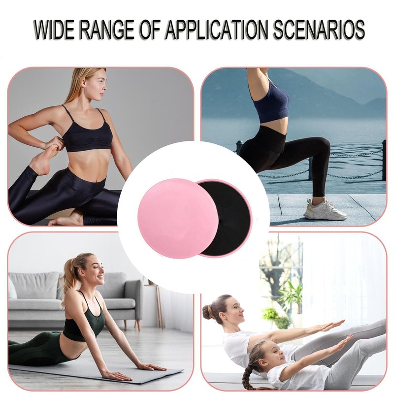 Exercise Core Sliders, WADY 2 Pack Sliders for Working Out