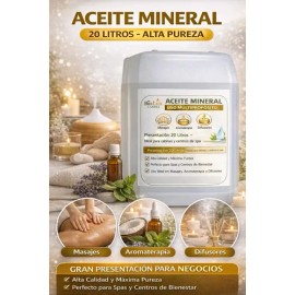 Aceite Mineral Cristalino Pcosmeticos,masajes,geles 20 Lts                                                                                            