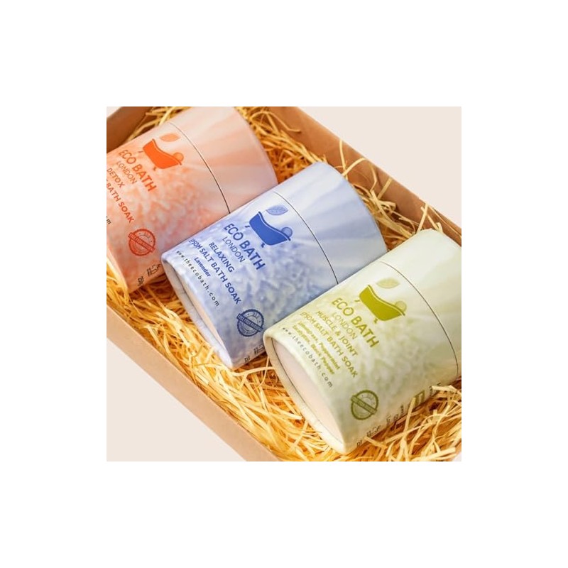 Eco Bath London Epsom Salt Gift Set - 3 x