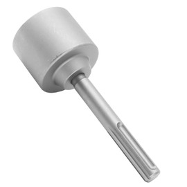 Health Gear T Post Driver SDS 5 Pits Shank, Solid Steel T Post Driver Attachment Fence Post Driver Hand Post Pounder Hammer Drill Attachment 20cm/8in Length Driving T Posts into