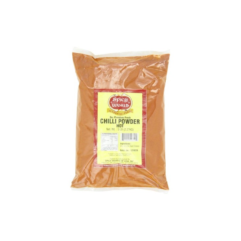 Spicy World Hot Chilli Powder Bulk, 5-Pounds