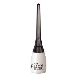 Avon Delineador Liquido Color Trend Punta Fina 3ml 1 Pieza Negro Mate