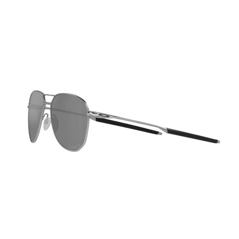 Oakley Mens OO6050 Contrail TI Aviator Sunglasses, Satin Chrome/Prizm Black