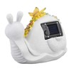 Solar Snail Statue Waterproof Cute Snail Figurine Succulents Garden Ornament