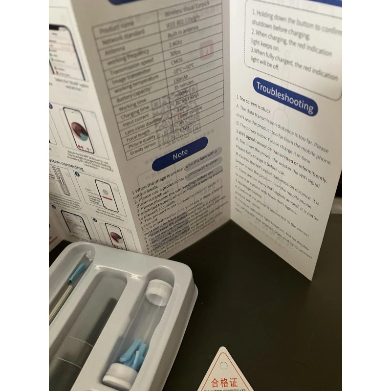 NE Series Smart Visual Ear Cleaner Wireless Camera LED Light