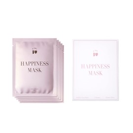 B IDOL Routine Mask, 101 Happiness Mask, 5 Pieces, Sheet Mask, Luxury Care, Competition Mask, Moisturizing Skin, Beauty Ingredients