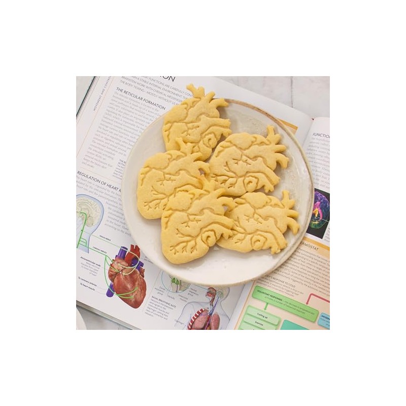 Cortador de galletas anatómico Corazón, 1 pieza - Bakerlogy