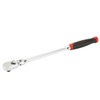 Pittsburgh Pro 3/8 Inch Drive Professional Flex Head Long Handle Ratchet; 14" Long with TRP Comfort Grip