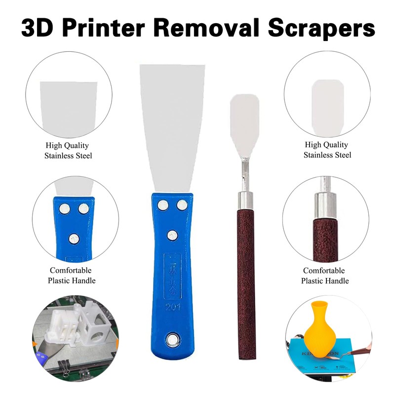 Lankki 23Pcs 3D Printer Tool Kit, 3D Printer Accessories Removal