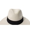 AQOKKA Summer Straw Fedora Hat for Women Men Travel Panama