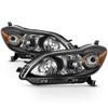 ACANII - For 2009-2013 Toyota Matrix Black Headlights Headlamps Aftermarket