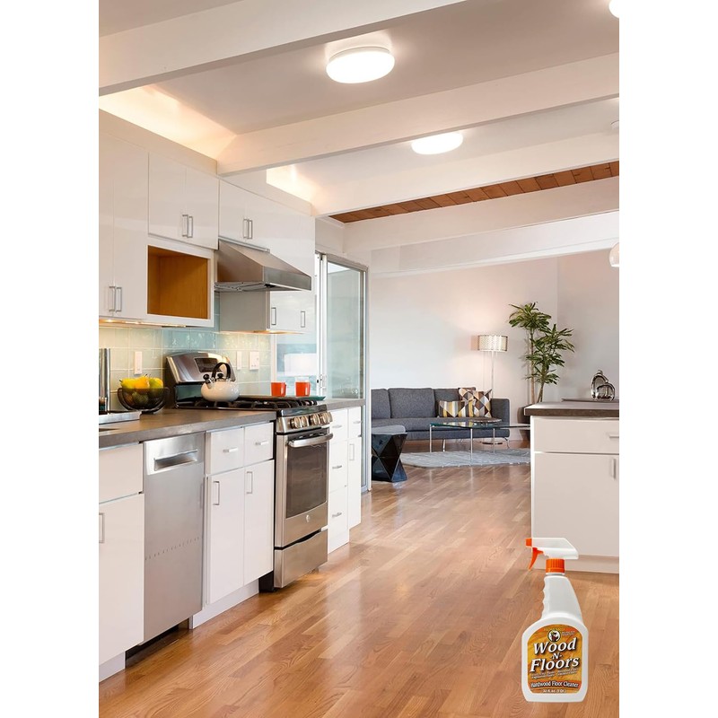 HOWARD Products Wood-N-Floors Hardwood Floor Cleaner for Hardwood, Laminate, and