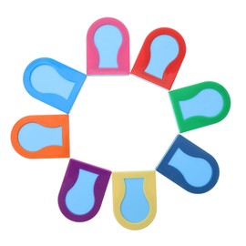 WOONEKY 8pcs Girl Hair Dye Powder DIY Hairdressing Powder Home Salon Use Dye Powder