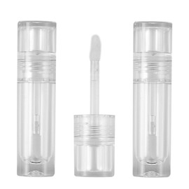 6 Pcs 2.5ml Clear Empty Lip Gloss Tubes with Wand Dispenser Refillable Acrylic Lip Balm Tubes Containers Cosmetic Containers for DIY