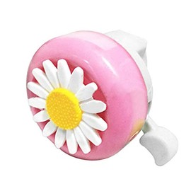 QoFina Children's Bicycle Girls Bicycle Bells Bicycle Daisy Flower Cycling Ring for Children Boys Girls Kids Bicycle Bell Cute Bicycle Bell Accessories