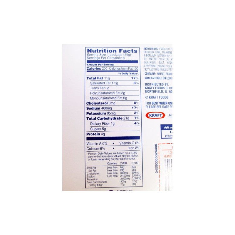 Ritz Cracker Sandwiches Made with Real Peanut Butter: 16 Packs