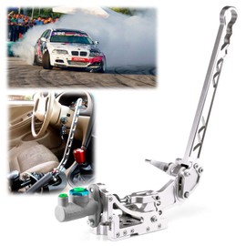 EZAUTO WRAP Silver Hydraulic Racing Hand E Brake Drift Rally Drifting Handbrake Aluminium Lever HB05