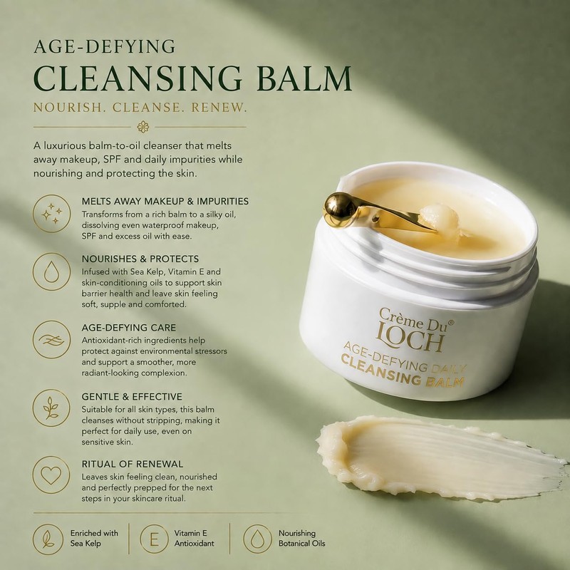 Crème Du Loch Age-Defying Daily Cleansing Balm 100ml/3.38fl oz -