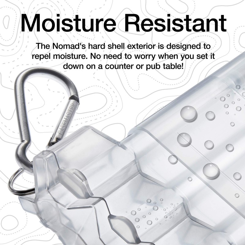 Casemaster by GLD Products Nomad Adjustable Dart Case Clear