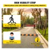 22000 LBS Load Capacity Modular Speed Bump Rubber 72.8\" Long