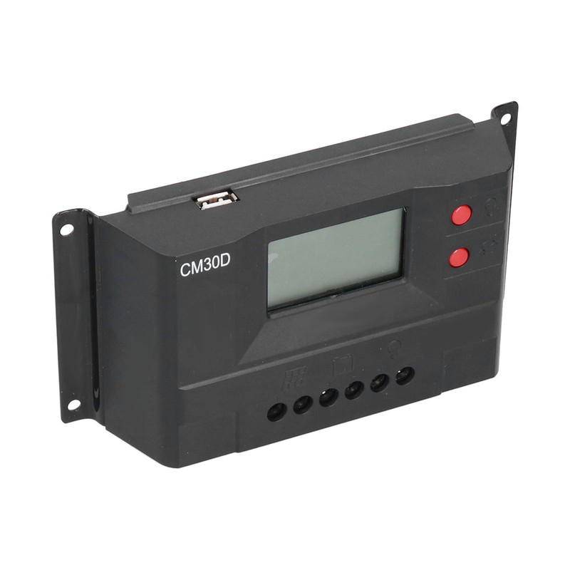 Solar Charge Controller 12V 24V PWM Auto Paremeter Adjustable LCD