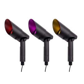 Outdoor Landscape Lights Low Voltage Replaceable 24/36/60D Lenses BT RGB CCT Tunable Smart Tuya Spot LightColor: Bronze, Emitting Color: RGB, Lamp Power(W): 0-8w