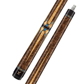 EVO Pegasus Jump Cue Stick, 29” Glassfiber Hybrid pro Taper mini 3/8-8 Joint, Tip Brown Bakelite, 13.9mm, Carbon Composite Cue Butt, 3 Pieces