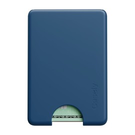 Casely MagWallet | Navy | Slim Wallet Card Holder | Compatible with MagSafe | Soft-Touch Hard Silicone | Holds Up to 3 Cards