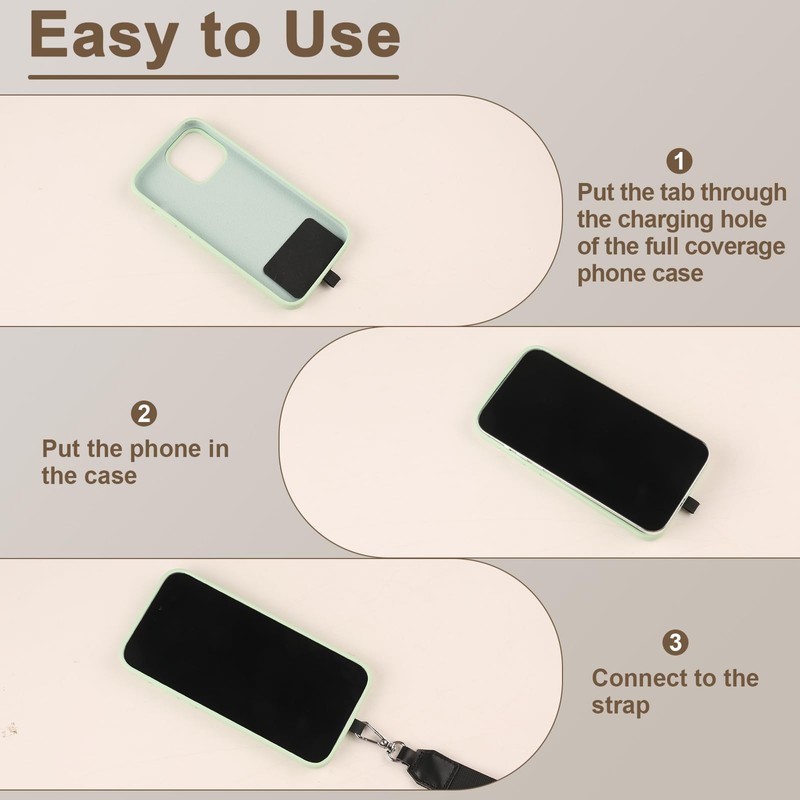 YFWE Universal Phone Tether Tab, Lanyard Tool for Phone, Cell