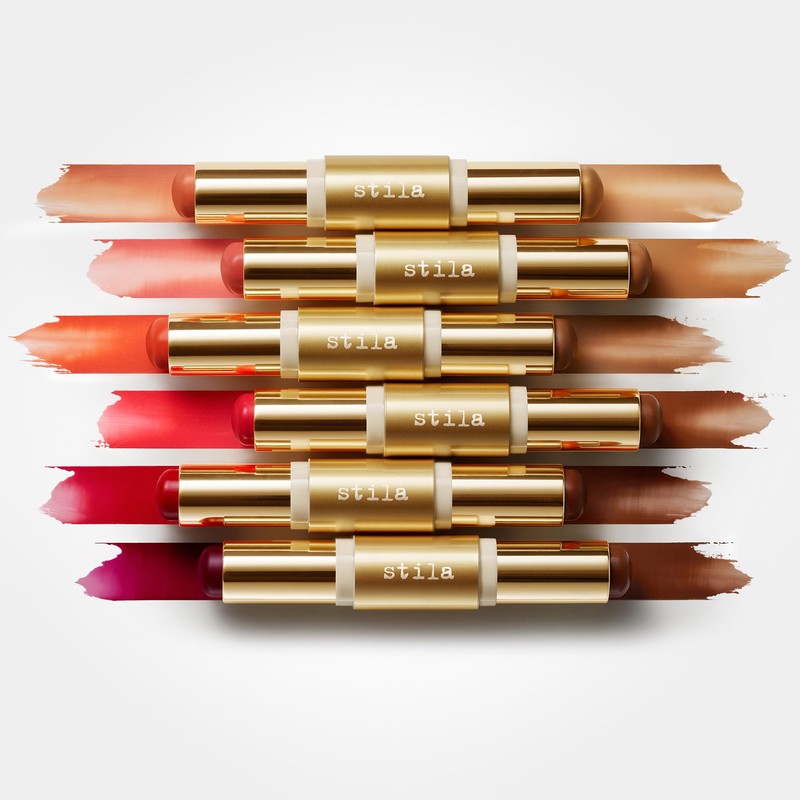 Stila Blush & Bronze Hydro-Blur Cheek Duo, Grapefruit & Caramel